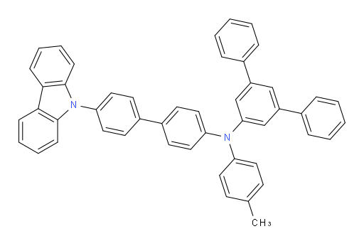 N-(4'-(9H-carbazol-9-yl)-[1,1'-biphenyl]-4-yl)-N-(p-tolyl)-[1,1':3',1''-terphenyl]-5'-amine