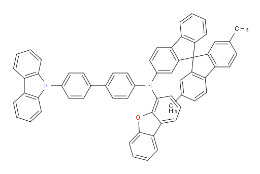 N-(4'-(9H-carbazol-9-yl)-[1,1'-biphenyl]-4-yl)-N-(2',7'-dimethyl-9,9'-spirobi[fluoren]-2-yl)dibenzo[b,d]furan-4-amine