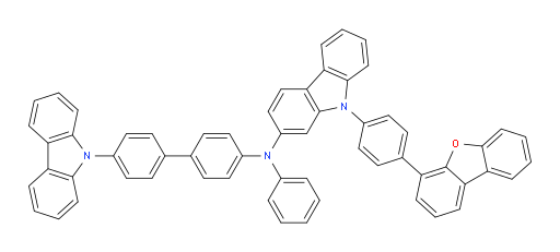 N-(4'-(9H-carbazol-9-yl)-[1,1'-biphenyl]-4-yl)-9-(4-(dibenzo[b,d]furan-4-yl)phenyl)-N-phenyl-9H-carbazol-2-amine