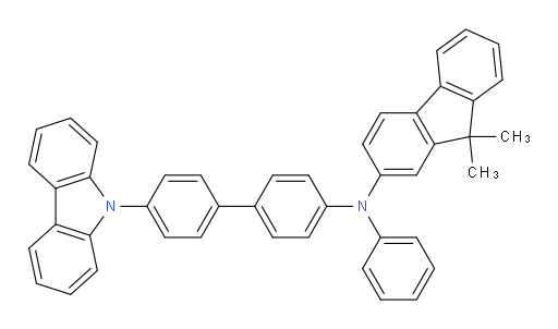 N-(4'-(9H-carbazol-9-yl)-[1,1'-biphenyl]-4-yl)-9,9-dimethyl-N-phenyl-9H-fluoren-2-amine