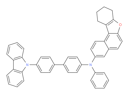 N-(4'-(9H-carbazol-9-yl)-[1,1'-biphenyl]-4-yl)-N-phenyl-8,9,10,11-tetrahydronaphtho[2,1-b]benzofuran-3-amine