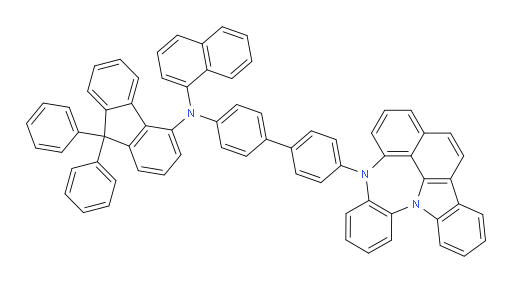 N-(4'-(4H-4,8b-diazaindeno[1,2,3-gh]pleiaden-4-yl)-[1,1'-biphenyl]-4-yl)-N-(naphthalen-1-yl)-9,9-diphenyl-9H-fluoren-4-amine