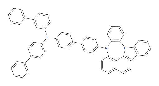 N-(4'-(4H-4,8b-diazaindeno[1,2,3-gh]pleiaden-4-yl)-[1,1'-biphenyl]-4-yl)-N-([1,1'-biphenyl]-4-yl)-[1,1'-biphenyl]-3-amine
