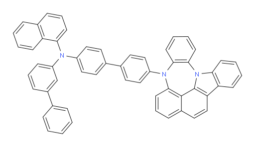 N-(4'-(4H-4,8b-diazaindeno[1,2,3-gh]pleiaden-4-yl)-[1,1'-biphenyl]-4-yl)-N-([1,1'-biphenyl]-3-yl)naphthalen-1-amine