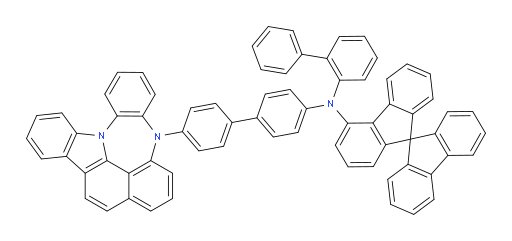 N-(4'-(4H-4,8b-diazaindeno[1,2,3-gh]pleiaden-4-yl)-[1,1'-biphenyl]-4-yl)-N-([1,1'-biphenyl]-2-yl)-9,9'-spirobi[fluoren]-4-amine