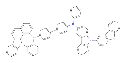 N-(4'-(4H-4,8b-diazaindeno[1,2,3-gh]pleiaden-4-yl)-[1,1'-biphenyl]-4-yl)-9-(dibenzo[b,d]thiophen-2-yl)-N-phenyl-9H-carbazol-3-amine