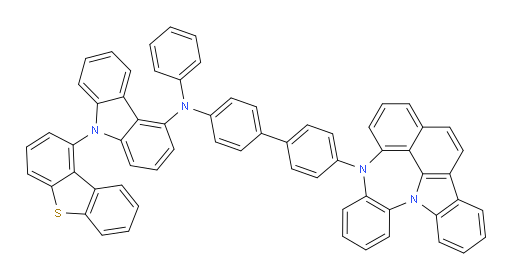 N-(4'-(4H-4,8b-diazaindeno[1,2,3-gh]pleiaden-4-yl)-[1,1'-biphenyl]-4-yl)-9-(dibenzo[b,d]thiophen-1-yl)-N-phenyl-9H-carbazol-4-amine