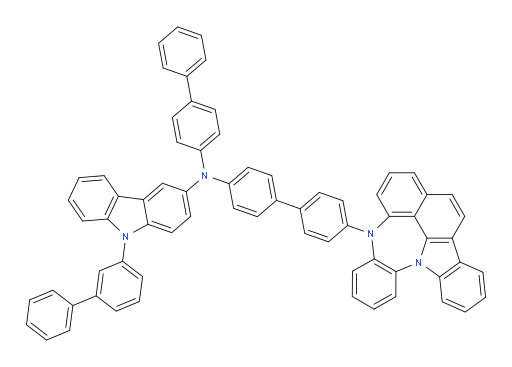 N-(4'-(4H-4,8b-diazaindeno[1,2,3-gh]pleiaden-4-yl)-[1,1'-biphenyl]-4-yl)-9-([1,1'-biphenyl]-3-yl)-N-([1,1'-biphenyl]-4-yl)-9H-carbazol-3-amine