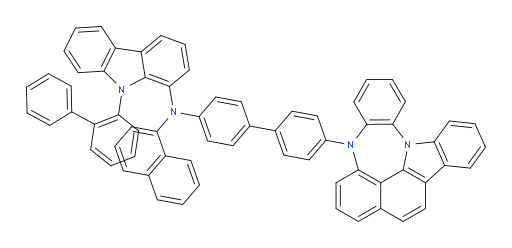 N-(4'-(4H-4,8b-diazaindeno[1,2,3-gh]pleiaden-4-yl)-[1,1'-biphenyl]-4-yl)-9-([1,1'-biphenyl]-2-yl)-N-(naphthalen-1-yl)-9H-carbazol-1-amine