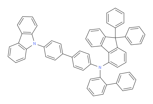 N-(4'-(9H-carbazol-9-yl)-[1,1'-biphenyl]-4-yl)-N-([1,1'-biphenyl]-2-yl)-9,9-diphenyl-9H-fluoren-4-amine