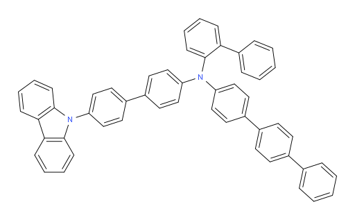 N-(4'-(9H-carbazol-9-yl)-[1,1'-biphenyl]-4-yl)-N-([1,1'-biphenyl]-2-yl)-[1,1':4',1''-terphenyl]-4-amine