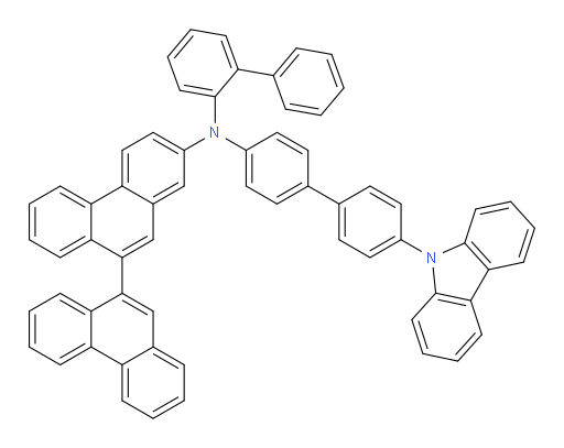 N-(4'-(9H-carbazol-9-yl)-[1,1'-biphenyl]-4-yl)-N-([1,1'-biphenyl]-2-yl)-[9,9'-biphenanthren]-2-amine