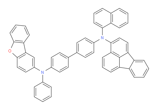 N4-(dibenzo[b,d]furan-2-yl)-N4'-(fluoranthen-3-yl)-N4'-(naphthalen-1-yl)-N4-phenyl-[1,1'-biphenyl]-4,4'-diamine