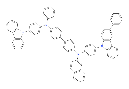 N4-(4-(9H-carbazol-9-yl)phenyl)-N4'-(naphthalen-2-yl)-N4-phenyl-N4'-(4-(3-phenyl-9H-carbazol-9-yl)phenyl)-[1,1'-biphenyl]-4,4'-diamine