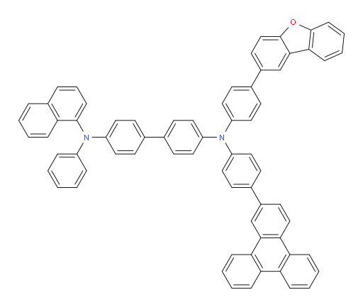 N4-(4-(dibenzo[b,d]furan-2-yl)phenyl)-N4'-(naphthalen-1-yl)-N4'-phenyl-N4-(4-(triphenylen-2-yl)phenyl)-[1,1'-biphenyl]-4,4'-diamine