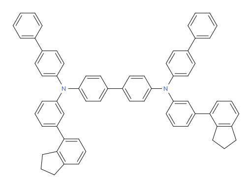 N4,N4'-di([1,1'-biphenyl]-4-yl)-N4,N4'-bis(3-(2,3-dihydro-1H-inden-4-yl)phenyl)-[1,1'-biphenyl]-4,4'-diamine