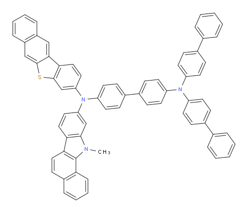 N4,N4-di([1,1'-biphenyl]-4-yl)-N4'-(benzo[b]naphtho[2,3-d]thiophen-3-yl)-N4'-(11-methyl-11H-benzo[a]carbazol-9-yl)-[1,1'-biphenyl]-4,4'-diamine