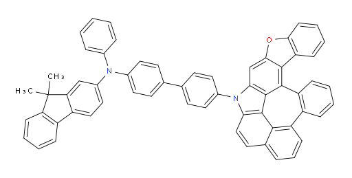 N-(4'-(6H-8-oxa-6-azabenzo[6,7]naphtho[2',1',8':3,4,5]azuleno[1,8-bc]fluoren-6-yl)-[1,1'-biphenyl]-4-yl)-9,9-dimethyl-N-phenyl-9H-fluoren-2-amine