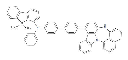 N-(4'-(4H-naphtho[1',8':5,6,7][1,4]diazepino[3,2,1-jk]carbazol-7-yl)-[1,1'-biphenyl]-4-yl)-9,9-dimethyl-N-phenyl-9H-fluoren-1-amine