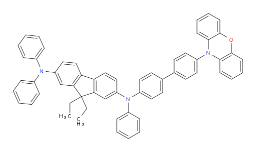 N2-(4'-(10H-phenoxazin-10-yl)-[1,1'-biphenyl]-4-yl)-9,9-diethyl-N2,N7,N7-triphenyl-9H-fluorene-2,7-diamine