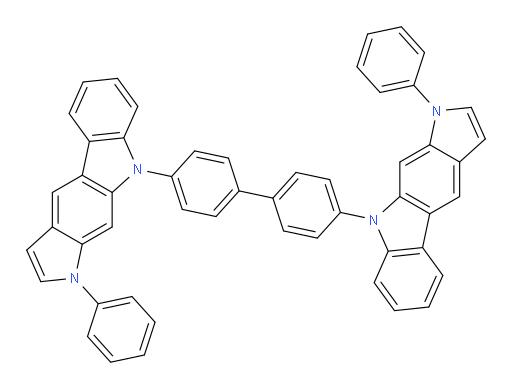 4,4'-bis(1-phenylpyrrolo[2,3-b]carbazol-9(1H)-yl)-1,1'-biphenyl