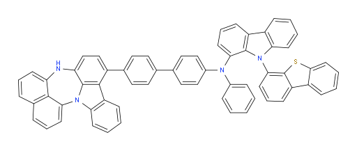 N-(4'-(4H-naphtho[1',8':5,6,7][1,4]diazepino[3,2,1-jk]carbazol-7-yl)-[1,1'-biphenyl]-4-yl)-9-(dibenzo[b,d]thiophen-4-yl)-N-phenyl-9H-carbazol-1-amine