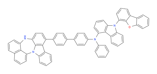 N-(4'-(4H-naphtho[1',8':5,6,7][1,4]diazepino[3,2,1-jk]carbazol-7-yl)-[1,1'-biphenyl]-4-yl)-9-(dibenzo[b,d]furan-4-yl)-N-phenyl-9H-carbazol-4-amine