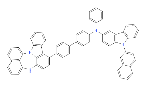 N-(4'-(4H-naphtho[1',8':5,6,7][1,4]diazepino[3,2,1-jk]carbazol-7-yl)-[1,1'-biphenyl]-4-yl)-9-(naphthalen-2-yl)-N-phenyl-9H-carbazol-3-amine