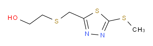2-(((5-(methylthio)-1,3,4-thiadiazol-2-yl)methyl)thio)ethanol