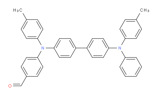 4-((4'-(phenyl(p-tolyl)amino)-[1,1'-biphenyl]-4-yl)(p-tolyl)amino)benzaldehyde