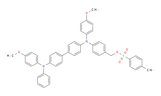 4-((4-methoxyphenyl)(4'-((4-methoxyphenyl)(phenyl)amino)-[1,1'-biphenyl]-4-yl)amino)benzyl 4-methylbenzenesulfonate