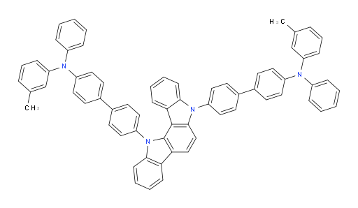 4',4'''-(indolo[3,2-a]carbazole-5,12-diyl)bis(N-phenyl-N-(m-tolyl)-[1,1'-biphenyl]-4-amine)