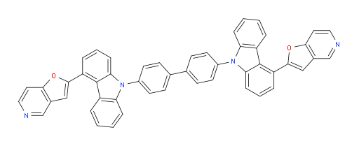 4,4'-bis(4-(furo[3,2-c]pyridin-2-yl)-9H-carbazol-9-yl)-1,1'-biphenyl
