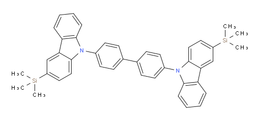 4,4'-bis(3-(trimethylsilyl)-9H-carbazol-9-yl)-1,1'-biphenyl
