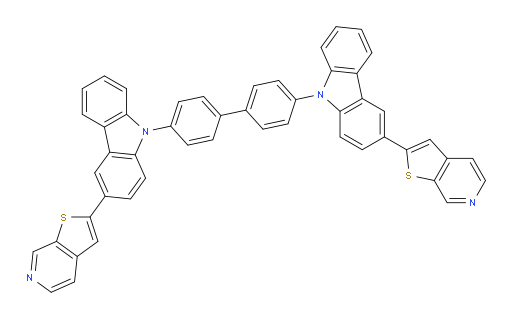 4,4'-bis(3-(thieno[2,3-c]pyridin-2-yl)-9H-carbazol-9-yl)-1,1'-biphenyl