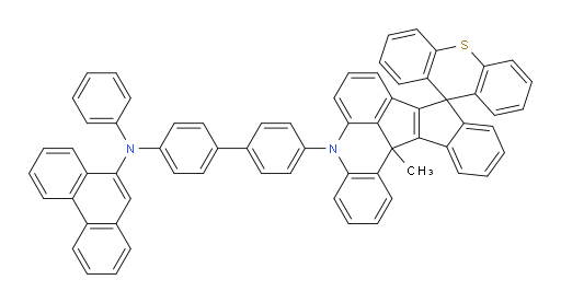 N-(4'-(13c-methylspiro[benzo[4,5]pentaleno[1,2,3-kl]acridine-9,9'-thioxanthene]-5(13cH)-yl)-[1,1'-biphenyl]-4-yl)-N-phenylphenanthren-9-amine