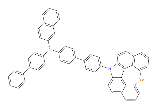 N-(4'-(12H-6-selena-12-azaindeno[2,1,7,6-ghij]pleiaden-12-yl)-[1,1'-biphenyl]-4-yl)-N-([1,1'-biphenyl]-4-yl)naphthalen-2-amine