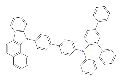 N-(4'-(11H-benzo[a]carbazol-11-yl)-[1,1'-biphenyl]-4-yl)-N-phenyl-[1,1':3',1''-terphenyl]-4'-amine