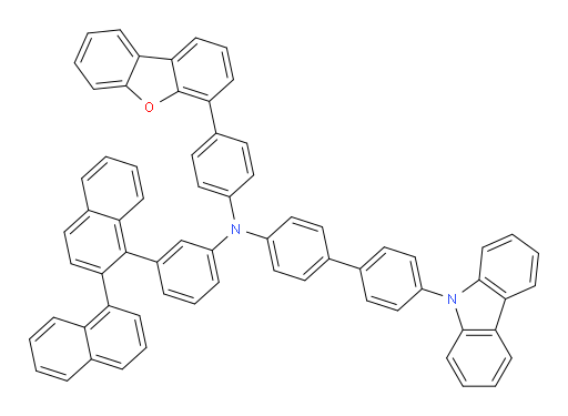 N-(3-([1,2'-binaphthalen]-1'-yl)phenyl)-4'-(9H-carbazol-9-yl)-N-(4-(dibenzo[b,d]furan-4-yl)phenyl)-[1,1'-biphenyl]-4-amine