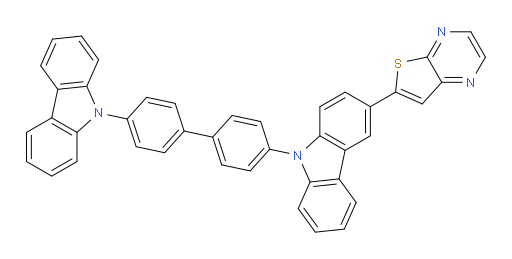 6-(9-(4'-(9H-carbazol-9-yl)-[1,1'-biphenyl]-4-yl)-9H-carbazol-3-yl)thieno[2,3-b]pyrazine