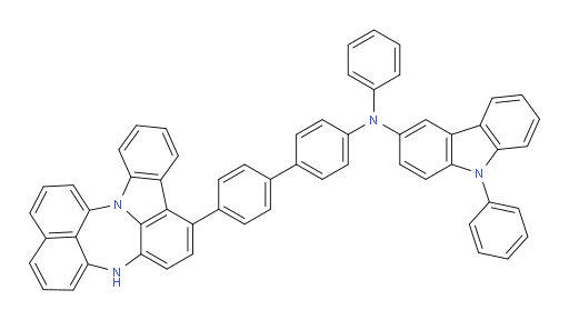 N-(4'-(4H-naphtho[1',8':5,6,7][1,4]diazepino[3,2,1-jk]carbazol-7-yl)-[1,1'-biphenyl]-4-yl)-N,9-diphenyl-9H-carbazol-3-amine