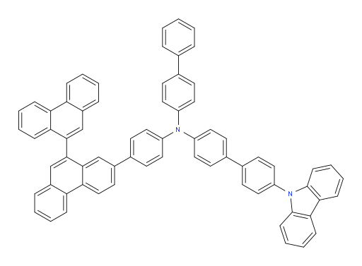 N-([1,1'-biphenyl]-4-yl)-N-(4-([9,9'-biphenanthren]-7-yl)phenyl)-4'-(9H-carbazol-9-yl)-[1,1'-biphenyl]-4-amine