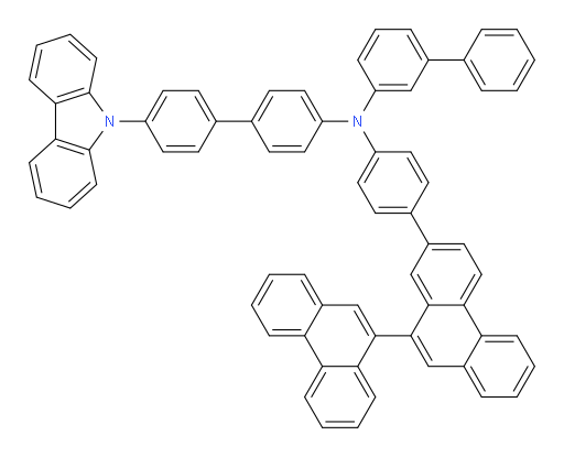N-(4'-(9H-carbazol-9-yl)-[1,1'-biphenyl]-4-yl)-N-(4-([9,9'-biphenanthren]-7-yl)phenyl)-[1,1'-biphenyl]-3-amine