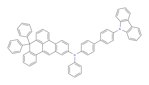 N-(4'-(9H-carbazol-9-yl)-[1,1'-biphenyl]-4-yl)-N,8,8-triphenyl-8H-benzo[gh]tetraphen-2-amine