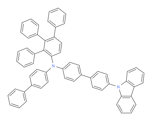 N-(4'-(9H-carbazol-9-yl)-[1,1'-biphenyl]-4-yl)-N-([1,1'-biphenyl]-4-yl)-6'-phenyl-[1,1':2',1''-terphenyl]-3'-amine