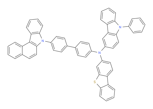 N-(4'-(7H-benzo[c]carbazol-7-yl)-[1,1'-biphenyl]-4-yl)-N-(dibenzo[b,d]thiophen-3-yl)-9-phenyl-9H-carbazol-3-amine