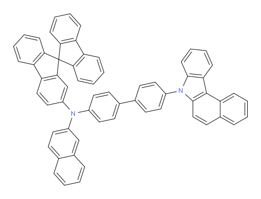 N-(4'-(7H-benzo[c]carbazol-7-yl)-[1,1'-biphenyl]-4-yl)-N-(naphthalen-2-yl)-9,9'-spirobi[fluoren]-2-amine