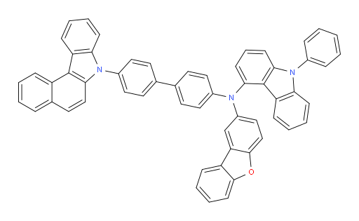 N-(4'-(7H-benzo[c]carbazol-7-yl)-[1,1'-biphenyl]-4-yl)-N-(dibenzo[b,d]furan-2-yl)-9-phenyl-9H-carbazol-4-amine
