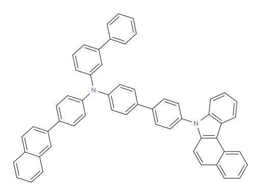 N-(4'-(7H-benzo[c]carbazol-7-yl)-[1,1'-biphenyl]-4-yl)-N-(4-(naphthalen-2-yl)phenyl)-[1,1'-biphenyl]-3-amine