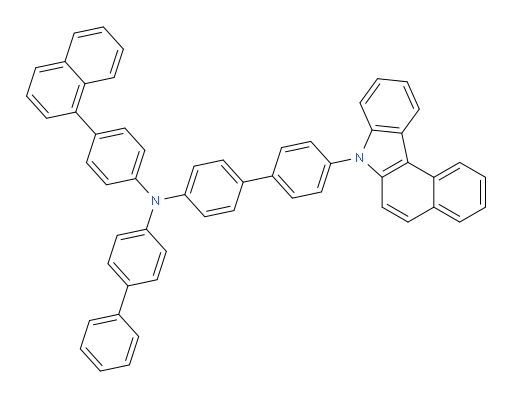 N-([1,1'-biphenyl]-4-yl)-4'-(7H-benzo[c]carbazol-7-yl)-N-(4-(naphthalen-1-yl)phenyl)-[1,1'-biphenyl]-4-amine